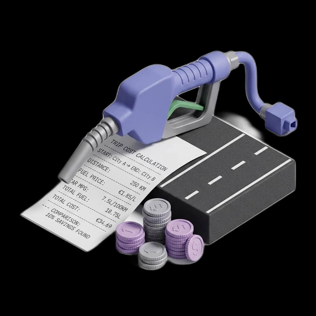 Comparateur Prix Carburants & Coût Trajet Réel