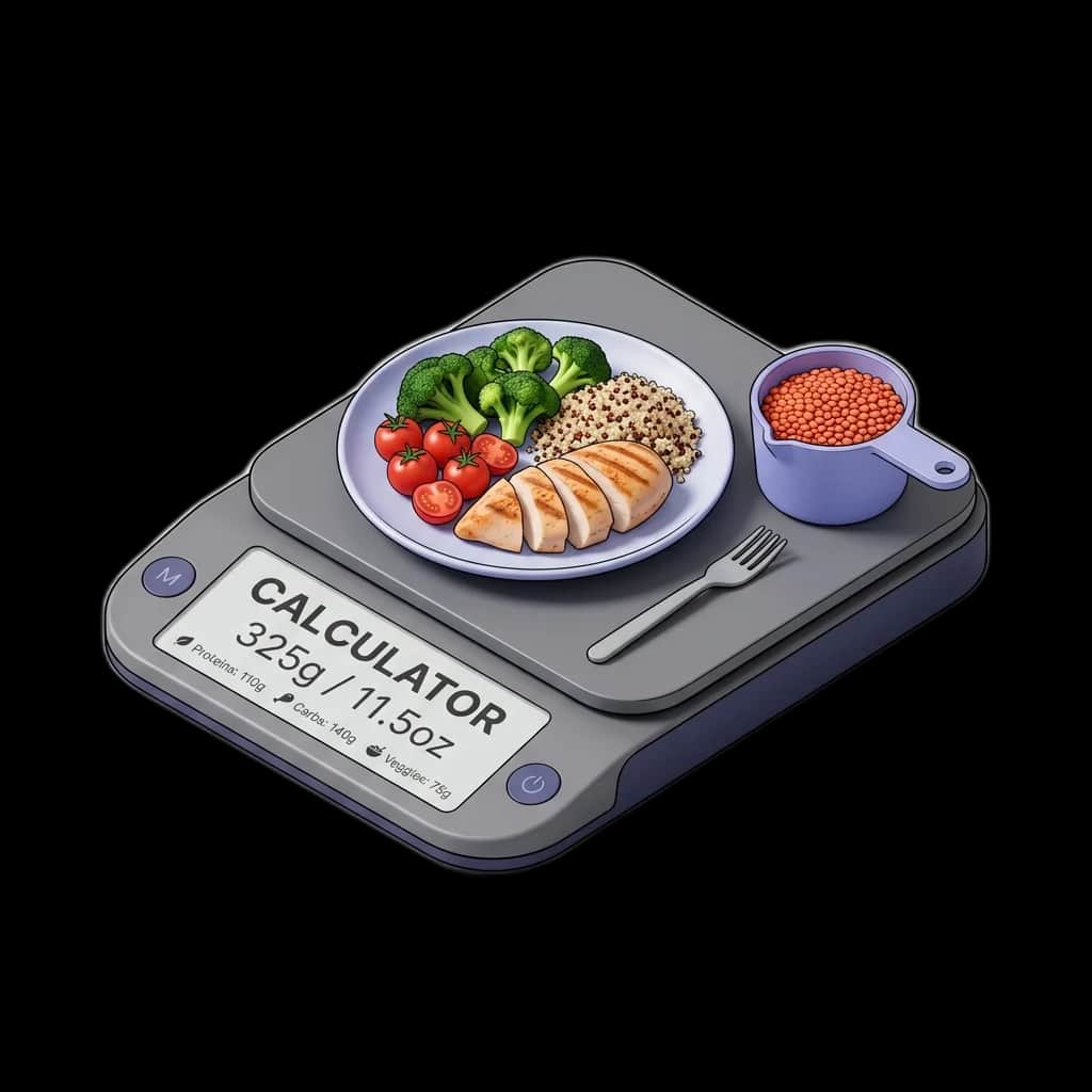 Simulateur quantité d'aliments